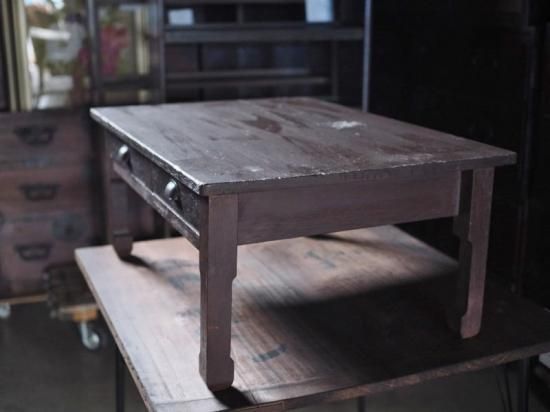 昭和レトロ定番ペンキ仕上げ文机 昭和初期 古録展 送料別 F