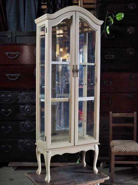 ヴィンテージガラスキャビネット ケビント 1980-90年代 古録展