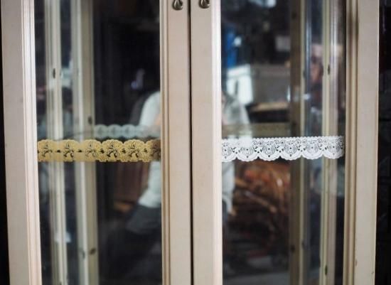 ヴィンテージガラスキャビネット ケビント 1980-90年代 古録展 配送