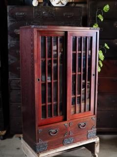 棚 本棚 茶箪笥 箪笥 収納 - アンティーク和家具専門店 古録展