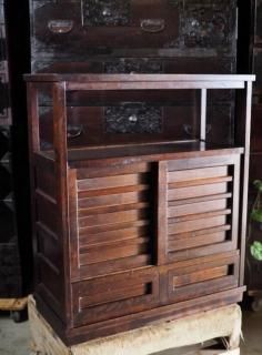 棚 本棚 茶箪笥 箪笥 収納 - アンティーク和家具専門店 古録展