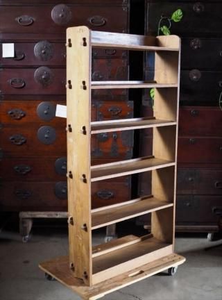 棚 本棚 茶箪笥 箪笥 収納 - アンティーク和家具専門店 古録展 | 江戸