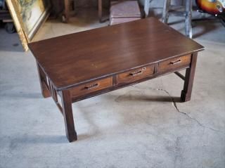 文机 座卓 ちゃぶ台 テーブル - アンティーク和家具専門店 古録展