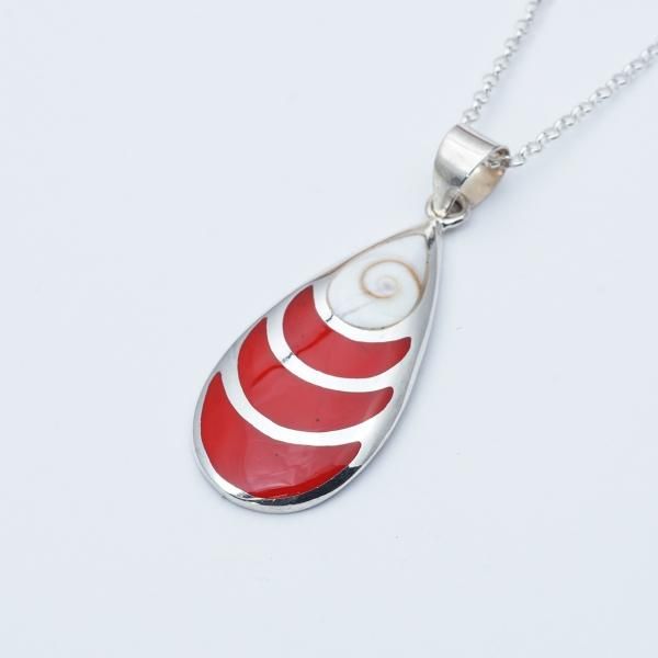 SPOON RED STONE  L