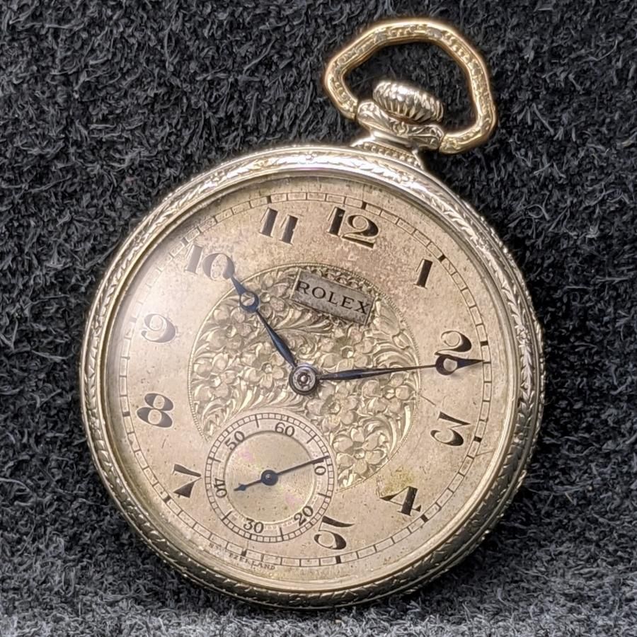 1910年代 ロレックス K14ゴールドフィルドケース アンティーク 懐中時計 アンティーク懐中時計 アンティークシルバー アンティーク雑貨 通販 Silver Lug