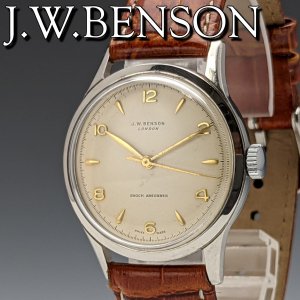 1950年代 英国ヴィンテージ 動作良好 ベンソン CYMAムーブ 腕時計