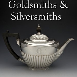 1889年 英国アンティーク 純銀 ティーポット 478g Goldsmiths & Silversmiths