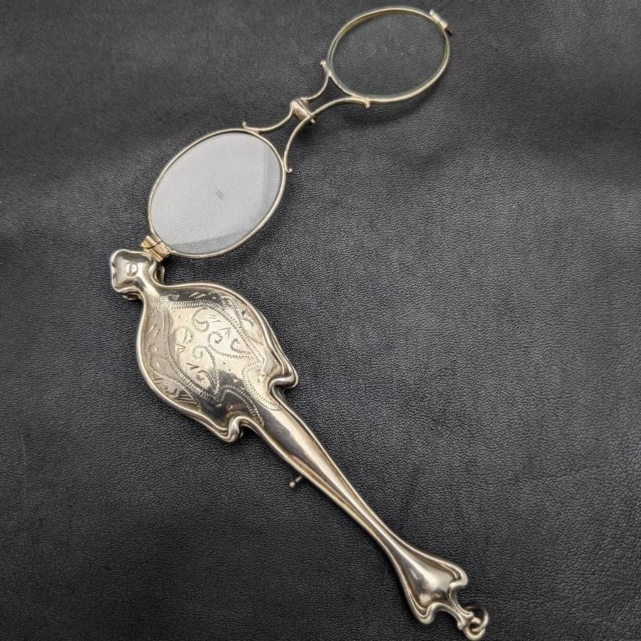 アールデコのオシャレなロニエット＆ルーペ（老眼鏡