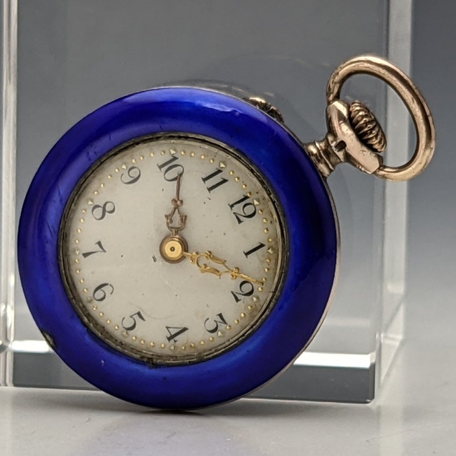 1900年頃 スイスアンティーク 無銘 懐中時計 動作良好 チェーン付 - その他