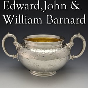 【お取り置き中】1846年 英国アンティーク 純銀 シュガーボウル 314g Edward,John and William Barnard