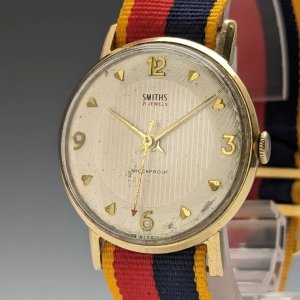 1960年代 英国ヴィンテージ スミス 21石 紳士用腕時計 動作良好