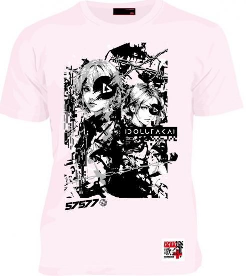 アイドル歌会Tシャツ 宮田愛萌1（色＝ライトピンク） 「弱々しい力で