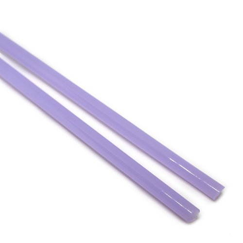【CX157】ガラスロッド（乳白紫アルカリシリケートガラス）100g