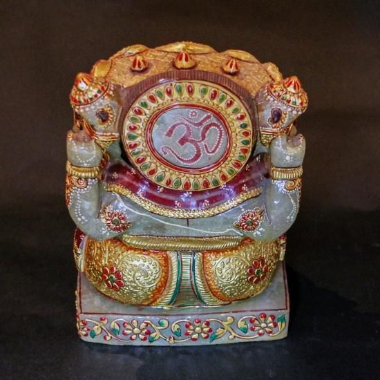 本翡翠　ガネーシャ　大型　736㌘ 本翡翠 ガネーシャ 大型 736㌘ 本翡翠ガネーシャ大型736㌘