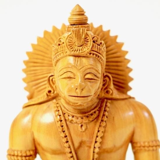 サンダルウッド製ハヌマーン神像|高級インド雑貨カオス