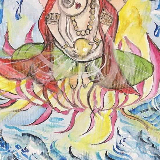 【風水画】踊るガネーシャ 風水画】踊るガネーシャ