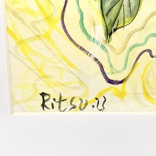 ガネーシャ　油画 夢を叶える！」ガネーシャアート「オレンジパンツ」｜高級インド