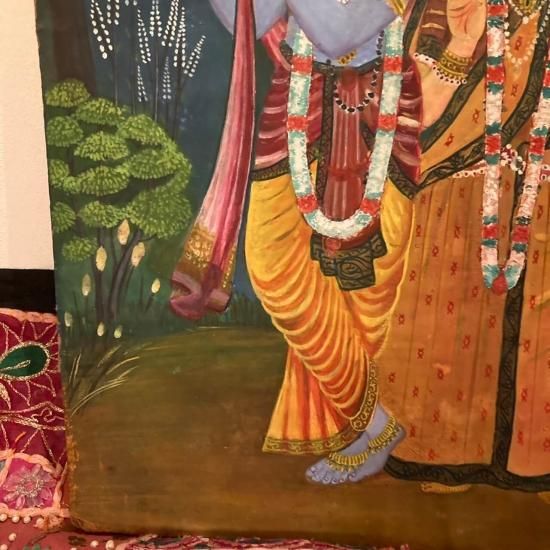神様絵画】 クリシュナ＆ラーダ| 高級インド雑貨カオス 通販