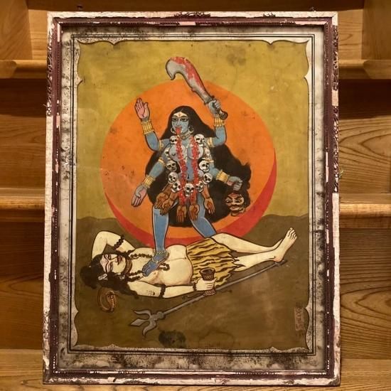 神様絵画】カーリー&シヴァ| 高級インド雑貨カオス 通販