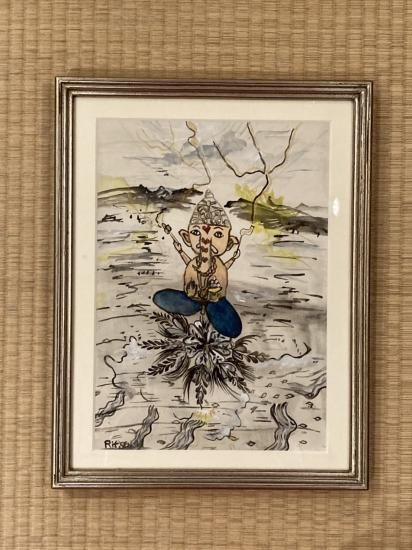 ガネーシャ 絵画