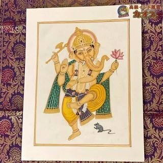 ガネーシャ　油画 楽天市場】ガネーシャ 絵画（絵画｜アート・美術品・骨董品