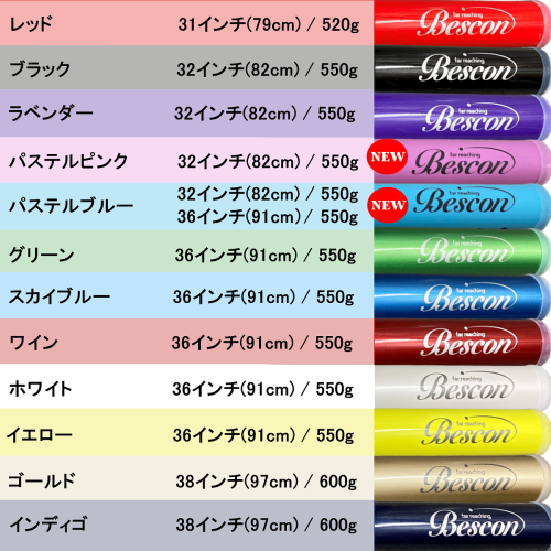 楽天市場】ベスコン スイングバット BESCON 音の鳴るバット