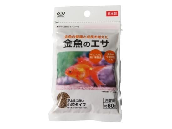 金魚のエサ 60g - スポンジ・洗濯ネット・ハンガーの通販サイト