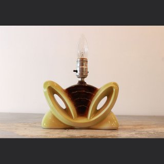 VINTAGE CERAMIC LAMP PAIR 1950's