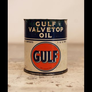 VINTAGE GULF OIL CAN 1960's