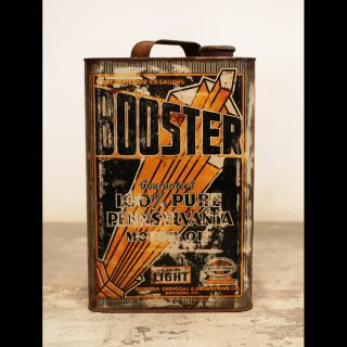VINTAGE BOOSTER MOTOR OIL CAN 1960's