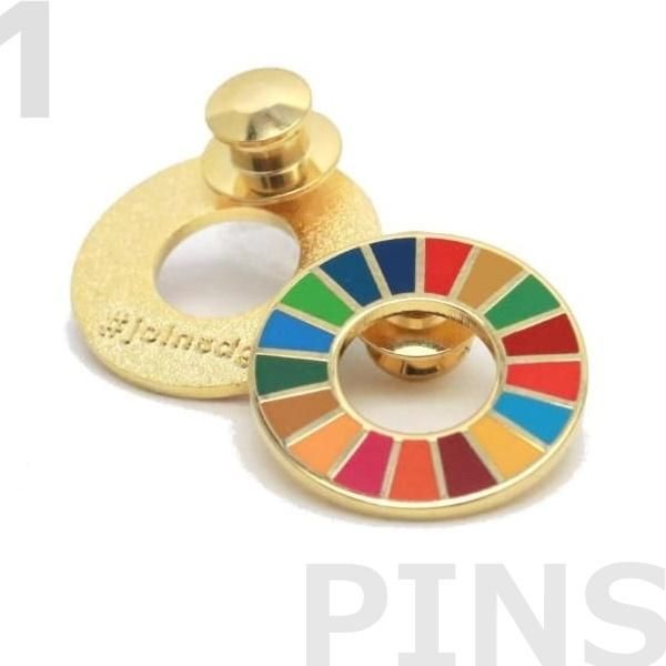 6/25ȯͽSDGsԥХåPINS1ġ̵ˡʡ۹Ϣɥ饤/22mmɿ/ԥjoinsdgs