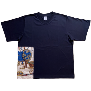 <img class='new_mark_img1' src='https://img.shop-pro.jp/img/new/icons1.gif' style='border:none;display:inline;margin:0px;padding:0px;width:auto;' />double neck Tshirt -hermes vintage-[EXCLUSIVE]25