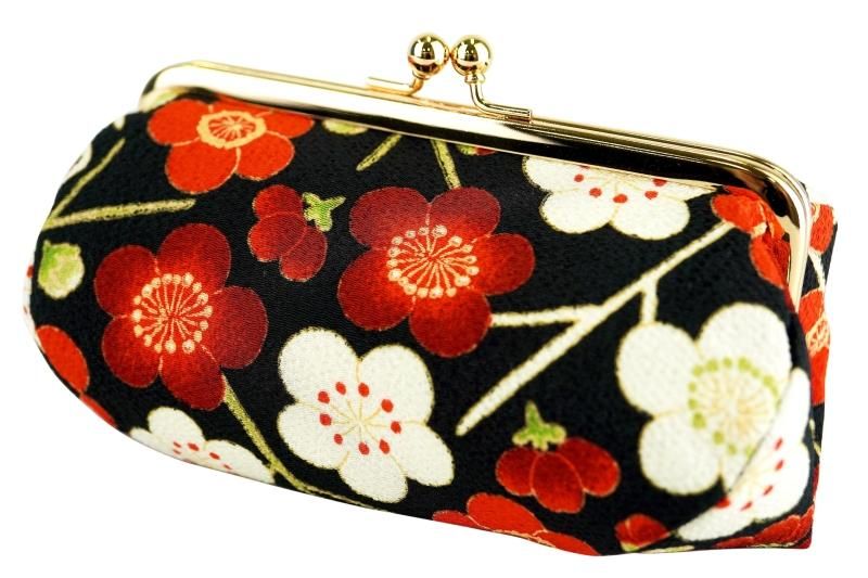 がま口 ポーチ ⟡.· 新品未使用品 ⋆͛ Japanese Fabric / 高野口パイル がま口ポーチ - 文房具・雑貨