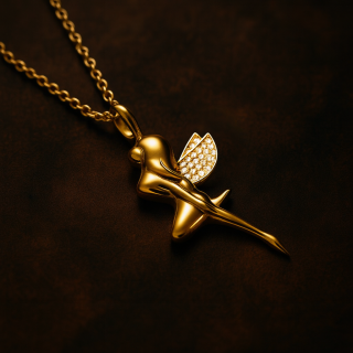<img class='new_mark_img1' src='https://img.shop-pro.jp/img/new/icons1.gif' style='border:none;display:inline;margin:0px;padding:0px;width:auto;' />FAIRYNecklace K18YG