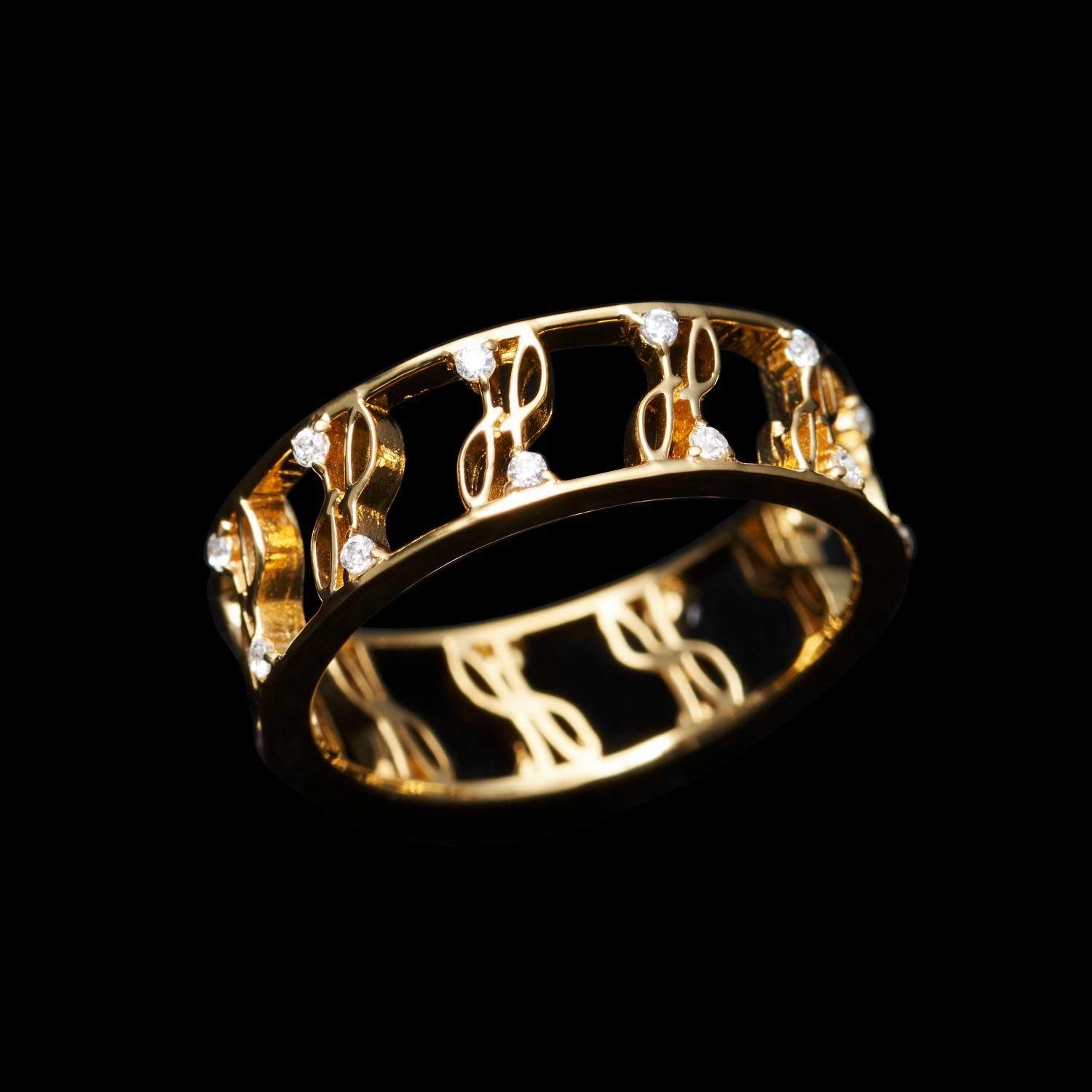 「ETERNITY」Ring K18 YG - JANJI TOKYO -Web Store-