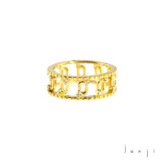 janji --ETERNITYRing SV925 Gold Coating
