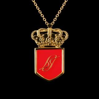 GLORIANecklace SV925Gold  Red