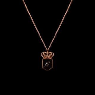 MINI GLORIANecklace SV925Pinkgold  Black