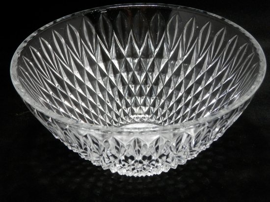 レトロ　ガラス鉢　角鉢　ガラス　型ガラス　器　菓子器　茶道具