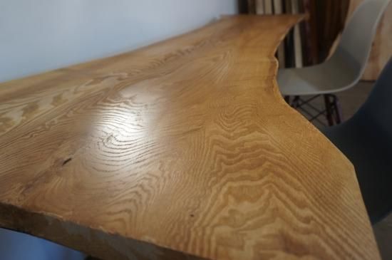 送料込み　一枚板　クリ　栗　無垢材　天板　テーブル　カウンター DIY　番号57 kuri15-3.jpg