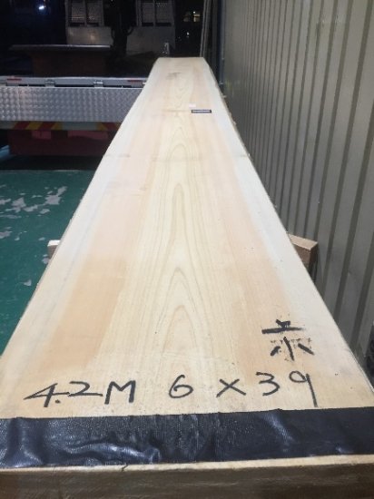 超高級木材使用 ヒノキ檜 一枚板 テーブル-