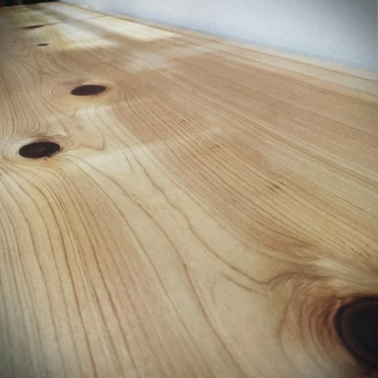 NO39 桧【上小無節】一枚板｜一枚板無垢テーブル専門店｜一枚板・無垢