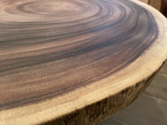 NO14 モンキーポッド一枚板（輪切り） ｜一枚板テーブル 通販