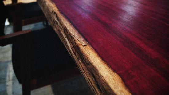 パープルウッド　無垢　1枚板　天板　レトロ パープルウッド無垢1枚板天板レトロ