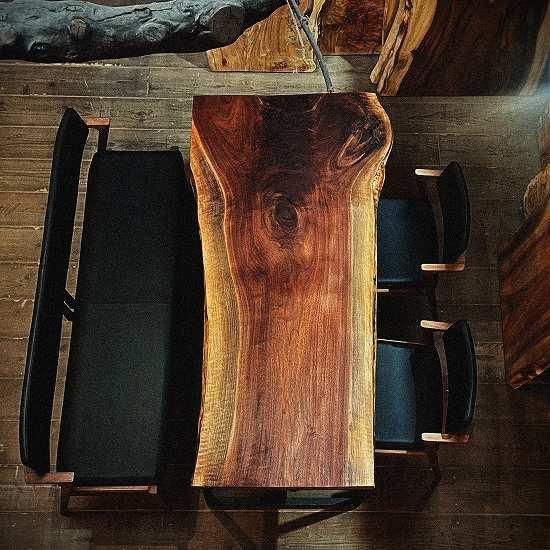 NO21 ウォールナット一枚板 ｜一枚板テーブル 通販｜大阪｜一枚