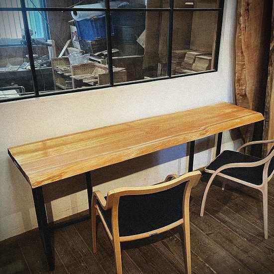 #ひのき #一枚板 NO40 桧一枚板｜一枚板無垢テーブル専門店｜一枚板・無垢板家具