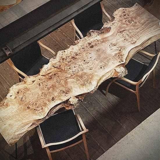 [セール品] ポプラ 一枚板　ダイニングテーブル 25万円→10万円以下 セール品] ポプラ 一枚板 ダイニングテーブル 25万円→10万円