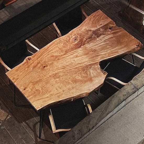 一枚板（栃）テーブル NO51 栃一枚板｜一枚板テーブル 通販｜大阪｜一枚板・無垢板家具