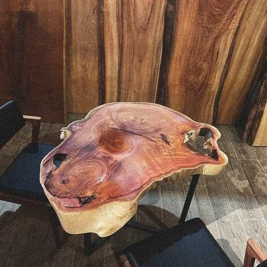 一枚板　自然木の置物 約85×65 一枚板テーブル 通販｜大阪｜一枚板・無垢板家具工房 see-saw