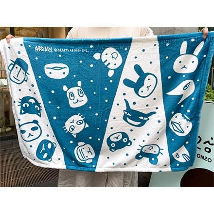 アランジ小さい毛布 みんなかお水玉 - ARANZINET ONLINESHOP